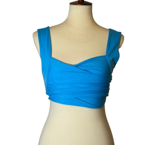 COPY - Cider Blue Wrap Top - Picture 13 of 15